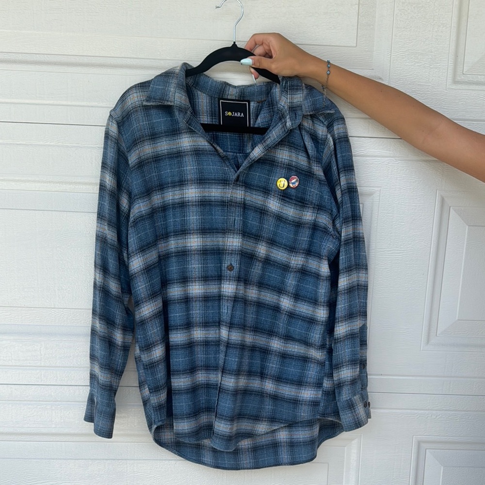 Blue Plaid Men's flannel